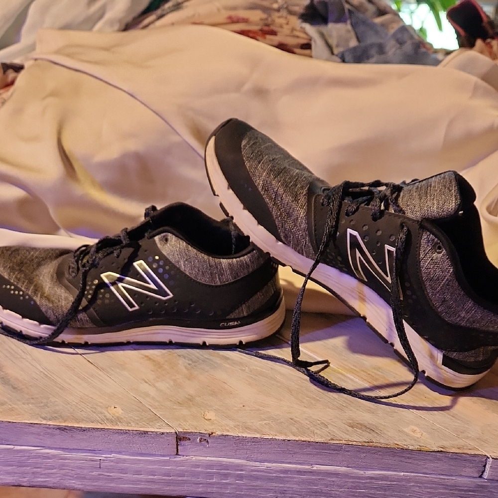 New Balance Women's Charcoal and Black Athletic Shoes